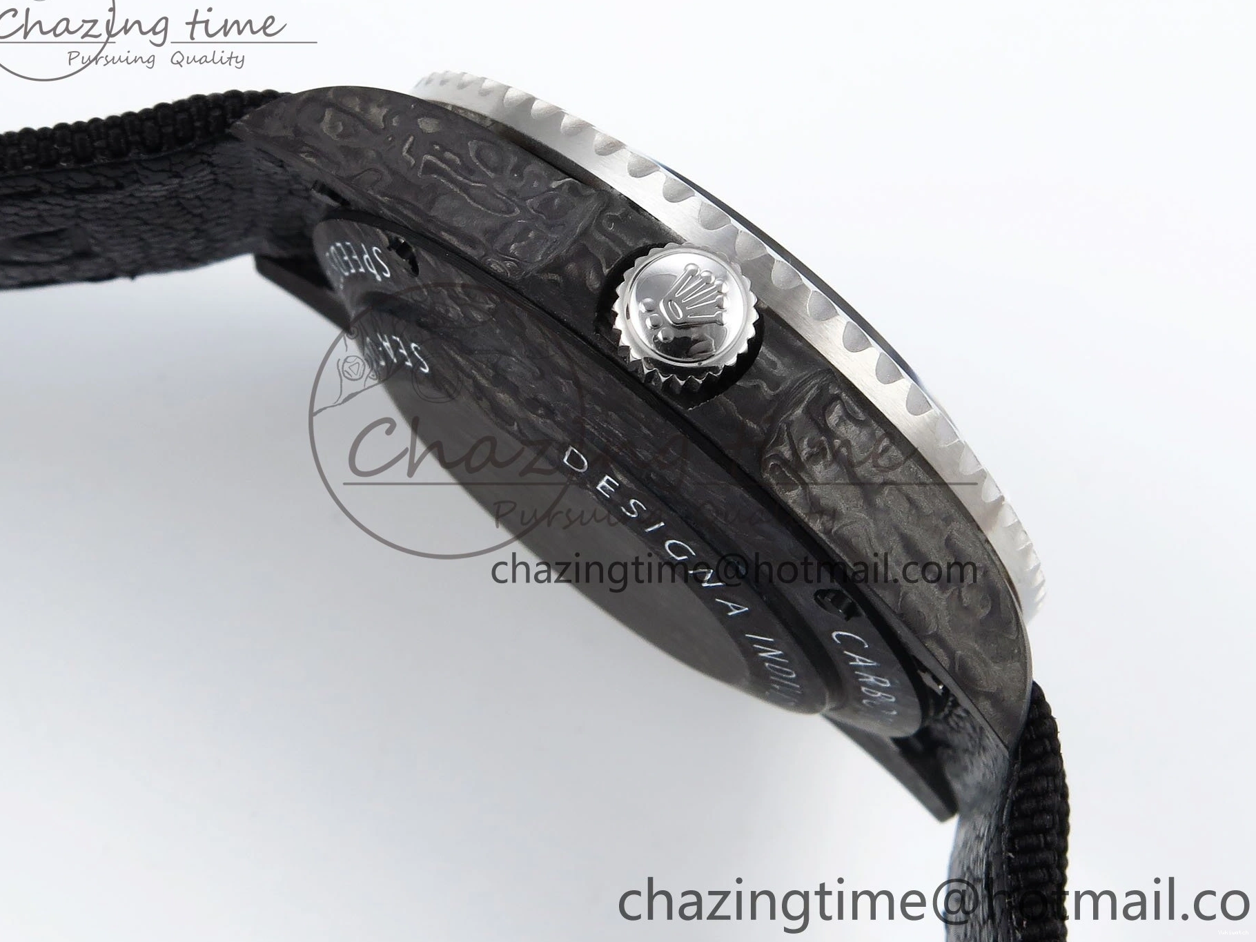 on Graffiti Nylon Best Black Carbon Strap A2824 DIWF Dweller Sea 43mm Edition Dial 0415